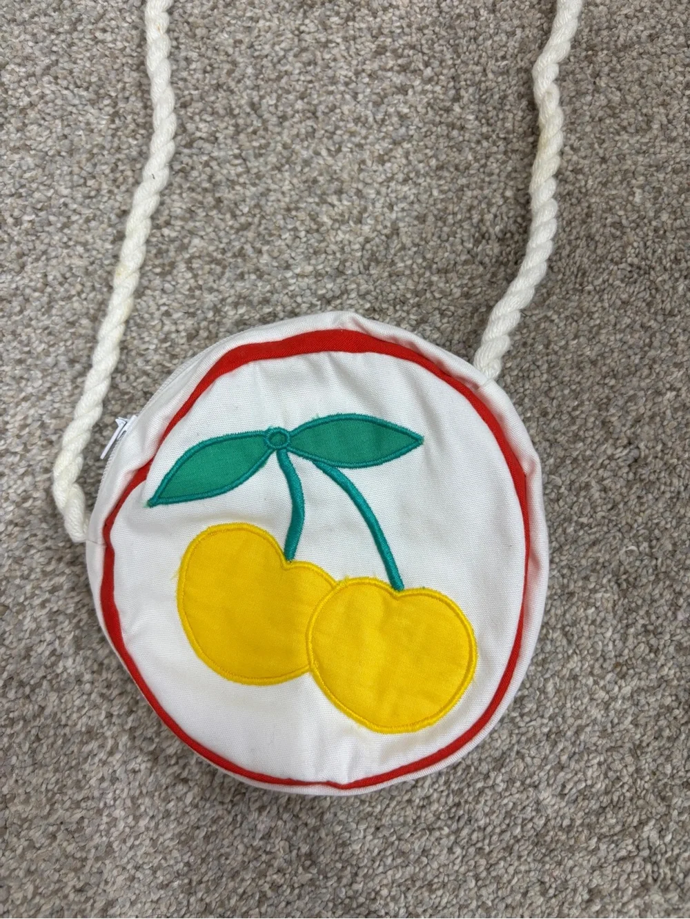 Vintage Toddler Girl’s Cherry Purse retro Y2K